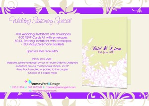 Complete Wedding Stationery Package for only €499